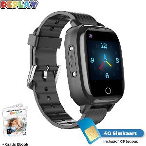 Bekijk leuke cadeautip : DEPLAY 4G KidsWatch - Smartwatch met GPS 